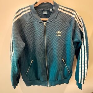 Adidas Blue Knit Jacket